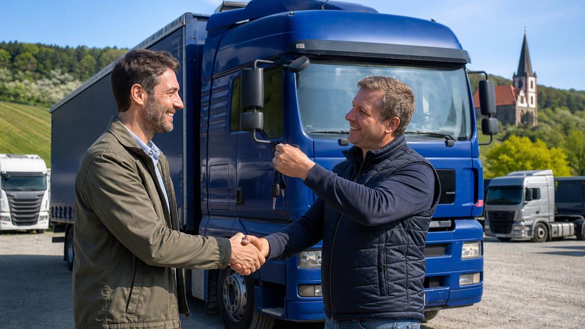 Acheter un camion d'occasion en Allemagne et le ramener